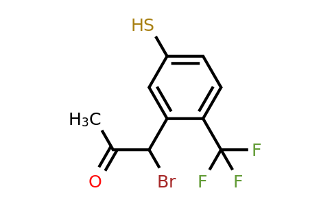 1805714-97-9 | 3-(1-Bromo-2-oxopropyl)-4-(trifluoromethyl)thiophenol