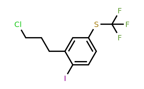 1805715-00-7 | 1-(3-Chloropropyl)-2-iodo-5-(trifluoromethylthio)benzene
