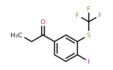 1805715-06-3 | 1-(4-Iodo-3-(trifluoromethylthio)phenyl)propan-1-one