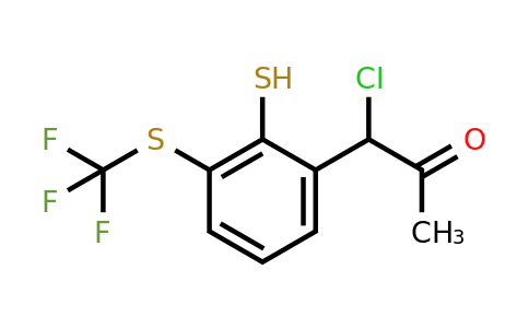 1805715-34-7 | 2-(1-Chloro-2-oxopropyl)-6-(trifluoromethylthio)thiophenol