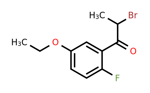 1805716-64-6 | 2-Bromo-1-(5-ethoxy-2-fluorophenyl)propan-1-one