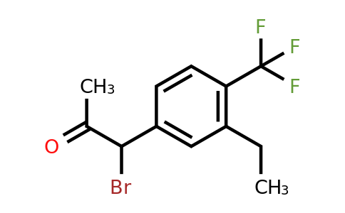 1805716-99-7 | 1-Bromo-1-(3-ethyl-4-(trifluoromethyl)phenyl)propan-2-one