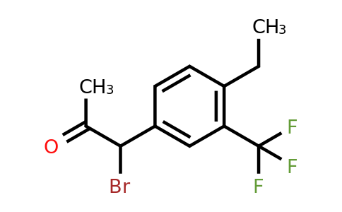 1805717-06-9 | 1-Bromo-1-(4-ethyl-3-(trifluoromethyl)phenyl)propan-2-one