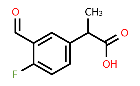 1805718-88-0 | 4-Fluoro-3-formylphenylpropanoic acid