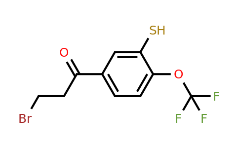 1805719-22-5 | 5-(3-Bromopropanoyl)-2-(trifluoromethoxy)thiophenol