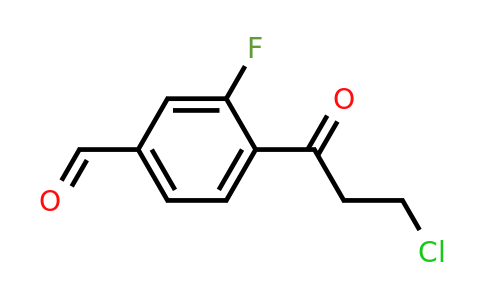1805719-24-7 | 4-(3-Chloropropanoyl)-3-fluorobenzaldehyde
