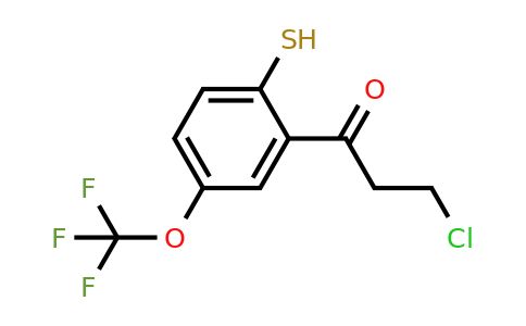 1805719-28-1 | 2-(3-Chloropropanoyl)-4-(trifluoromethoxy)thiophenol