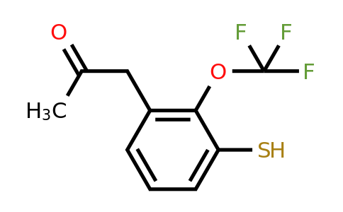 1805719-35-0 | 3-(2-Oxopropyl)-2-(trifluoromethoxy)thiophenol