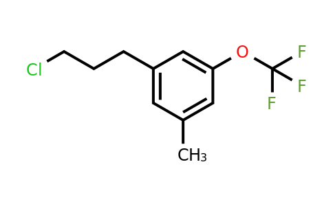 1805719-48-5 | 3-(3-Chloropropyl)-5-(trifluoromethoxy)toluene