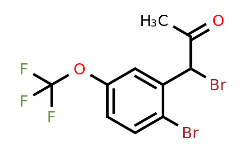 1805719-61-2 | 1-Bromo-1-(2-bromo-5-(trifluoromethoxy)phenyl)propan-2-one