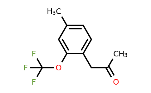 1805719-82-7 | 4-(2-Oxopropyl)-3-(trifluoromethoxy)toluene