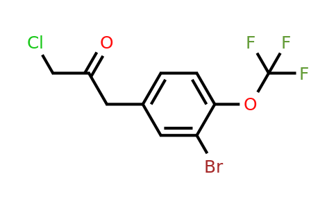 1805719-83-8 | 1-(3-Bromo-4-(trifluoromethoxy)phenyl)-3-chloropropan-2-one