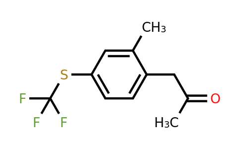 1805720-05-1 | 2-(2-Oxopropyl)-5-(trifluoromethylthio)toluene