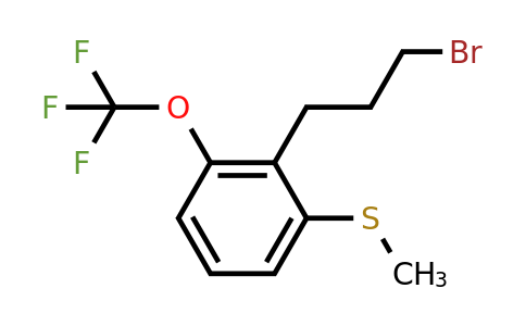 1805720-53-9 | 2-(3-Bromopropyl)-3-(trifluoromethoxy)thianisole