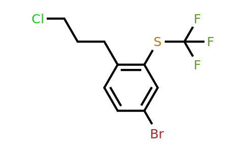 1805720-77-7 | 1-Bromo-4-(3-chloropropyl)-3-(trifluoromethylthio)benzene