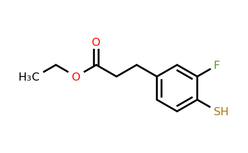 1805720-79-9 | Ethyl 3-fluoro-4-mercaptophenylpropanoate