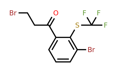 1805720-98-2 | 3-Bromo-1-(3-bromo-2-(trifluoromethylthio)phenyl)propan-1-one