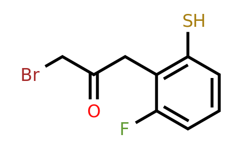 1805721-00-9 | 1-Bromo-3-(2-fluoro-6-mercaptophenyl)propan-2-one