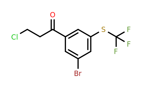 1805721-23-6 | 1-(3-Bromo-5-(trifluoromethylthio)phenyl)-3-chloropropan-1-one