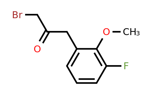 1805721-26-9 | 1-Bromo-3-(3-fluoro-2-methoxyphenyl)propan-2-one