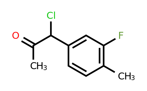 1805721-33-8 | 1-Chloro-1-(3-fluoro-4-methylphenyl)propan-2-one