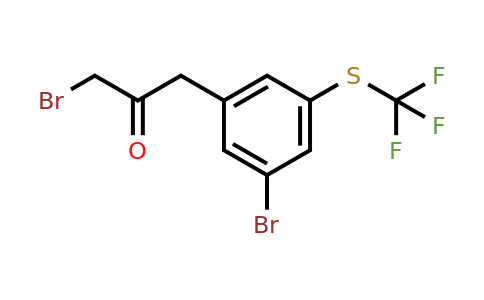 1805721-36-1 | 1-Bromo-3-(3-bromo-5-(trifluoromethylthio)phenyl)propan-2-one