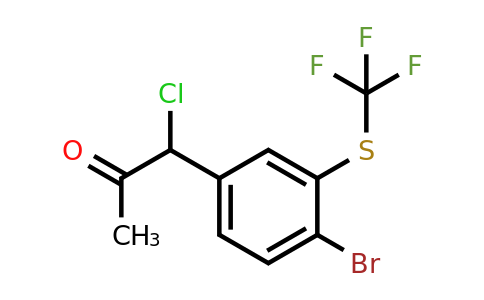 1805721-42-9 | 1-(4-Bromo-3-(trifluoromethylthio)phenyl)-1-chloropropan-2-one