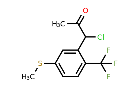 1805721-52-1 | 1-Chloro-1-(5-(methylthio)-2-(trifluoromethyl)phenyl)propan-2-one