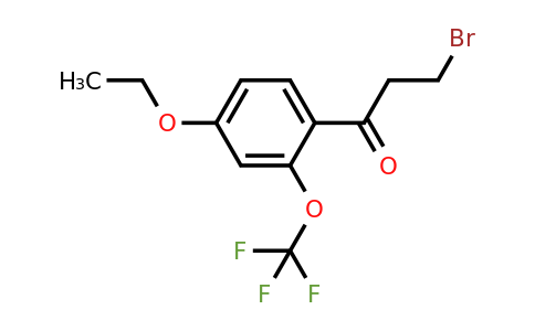 1805721-58-7 | 3-Bromo-1-(4-ethoxy-2-(trifluoromethoxy)phenyl)propan-1-one
