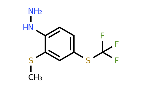 1805721-59-8 | 1-(2-(Methylthio)-4-(trifluoromethylthio)phenyl)hydrazine