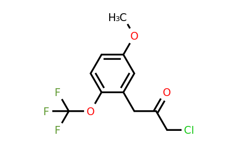 1805721-69-0 | 3-(3-Chloro-2-oxopropyl)-4-(trifluoromethoxy)anisole