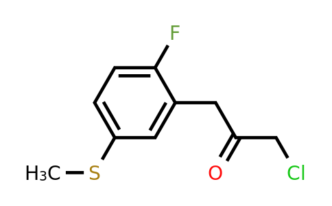 1805721-81-6 | 1-Chloro-3-(2-fluoro-5-(methylthio)phenyl)propan-2-one
