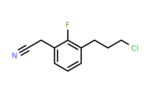 1805721-96-3 | 3-(3-Chloropropyl)-2-fluorophenylacetonitrile