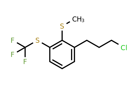1805721-97-4 | 2-(3-Chloropropyl)-6-(trifluoromethylthio)thianisole