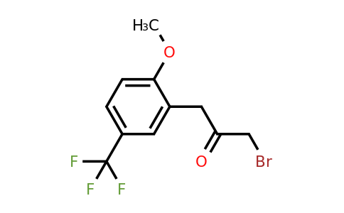 1805722-01-3 | 2-(3-Bromo-2-oxopropyl)-4-(trifluoromethyl)anisole
