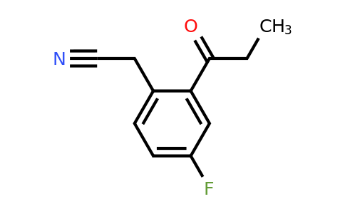1805722-10-4 | 4-Fluoro-2-propionylphenylacetonitrile