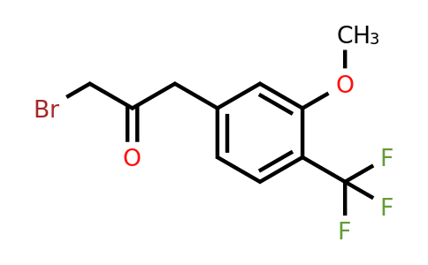 1805722-13-7 | 5-(3-Bromo-2-oxopropyl)-2-(trifluoromethyl)anisole
