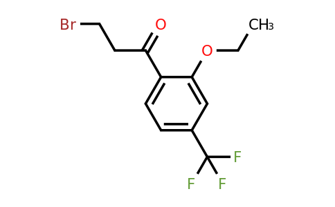 1805722-39-7 | 3-Bromo-1-(2-ethoxy-4-(trifluoromethyl)phenyl)propan-1-one