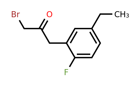 1805722-56-8 | 1-Bromo-3-(5-ethyl-2-fluorophenyl)propan-2-one
