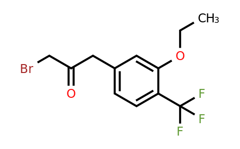1805722-67-1 | 1-Bromo-3-(3-ethoxy-4-(trifluoromethyl)phenyl)propan-2-one