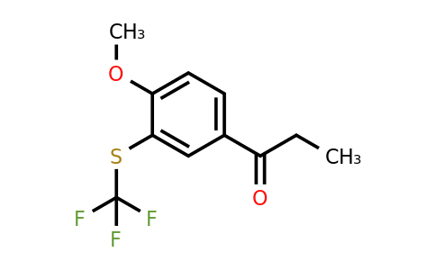 1805722-76-2 | 4-Propionyl-2-(trifluoromethylthio)anisole