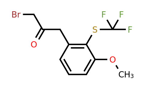 1805722-92-2 | 3-(3-Bromo-2-oxopropyl)-2-(trifluoromethylthio)anisole