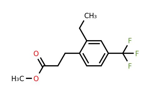 1805722-96-6 | Methyl 3-(2-ethyl-4-(trifluoromethyl)phenyl)propanoate