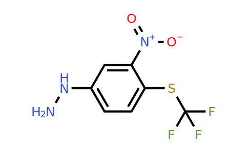 1805723-37-8 | 1-(3-Nitro-4-(trifluoromethylthio)phenyl)hydrazine