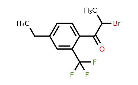 1805723-39-0 | 2-Bromo-1-(4-ethyl-2-(trifluoromethyl)phenyl)propan-1-one