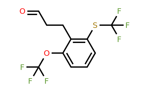 1805723-44-7 | 3-(2-(Trifluoromethoxy)-6-(trifluoromethylthio)phenyl)propanal