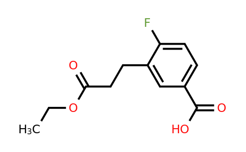 1805723-63-0 | Ethyl 5-carboxy-2-fluorophenylpropanoate