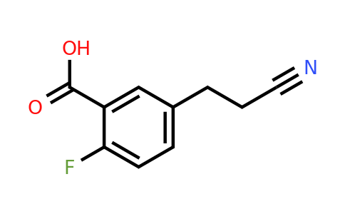1805723-73-2 | 5-(2-Cyanoethyl)-2-fluorobenzoic acid