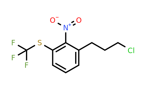 1805723-80-1 | 1-(3-Chloropropyl)-2-nitro-3-(trifluoromethylthio)benzene