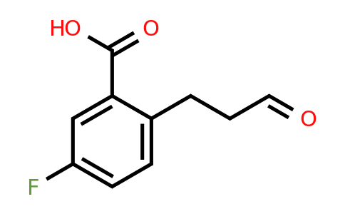 1805723-87-8 | 5-Fluoro-2-(3-oxopropyl)benzoic acid